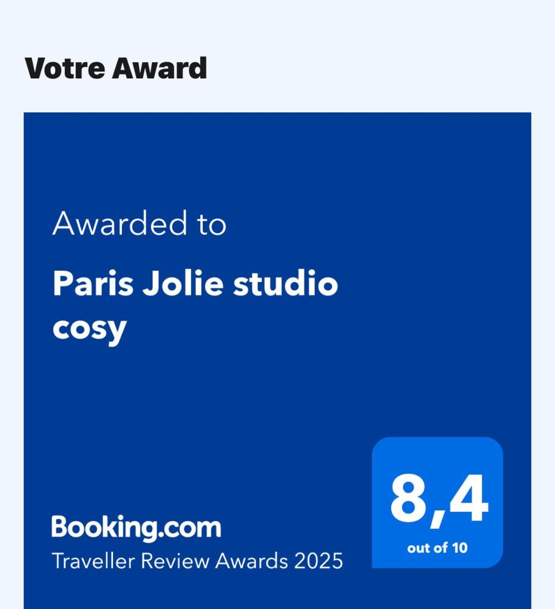 Paris Jolie Studio Cosy Exteriör bild